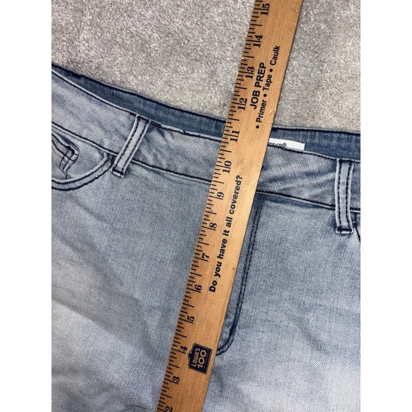 Judy Blue Tie Dye Cut Off Jean Shorts Womens Size 2xl Festival Western Coastal - Picture 6 of 8